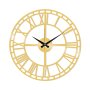 WALLXPERT Dekorativni metalni zidni sat Metal Wall Clock 2 Gold - slika 2