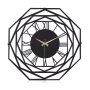 WALLXPERT Dekorativni metalni zidni sat Repido Black - slika 2