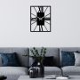 WALLXPERT Dekorativni metalni zidni sat Unlined - slika 3