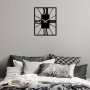 WALLXPERT Dekorativni metalni zidni sat Unlined - slika 1
