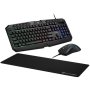 VOLKANO VX Helios Tastatura + miš + podloga USB VX-148-BK US crna - slika 1