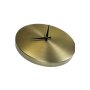 WALLXPERT Dekorativni metalni zidni sat 35Sivmetsaat Gold Black - slika 5