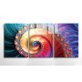 WALLXPERT Dekorativna slika od kaljenog stakla (3 komada) 2047 70 x 100 - slika 3