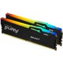 KINGSTON DIMM DDR5 16GB (2x8 kit) 6000MT/s FURY Beast Black RGB EXPO (KF560C30BBEAK2-16) - slika 1