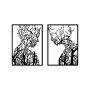 WALLXPERT Dekorativni metalni zidni dodatak Tree Man And Woman 326 - slika 4