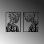 WALLXPERT Dekorativni metalni zidni dodatak Tree Man And Woman 326 - slika 5