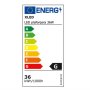 XLED LED plafonjera 36W Milky - slika 2