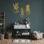 WALLXPERT Dekorativni metalni zidni dodatak Cactus 2 - slika 4