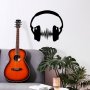 WALLXPERT Dekorativni metalni zidni dodatak Just Music - slika 1
