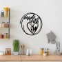 WALLXPERT Dekorativni metalni zidni dodatak Made With Love Food 523 - slika 1