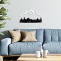 WALLXPERT Dekorativni metalni zidni dodatak Nature And Mountain 4 - slika 3