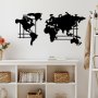 WALLXPERT Dekorativni metalni zidni dodatak World Map L - slika 3