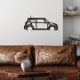WALLXPERT Dekorativni metalni zidni dodatak Mini Cooper - slika 2
