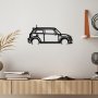 WALLXPERT Dekorativni metalni zidni dodatak Mini Cooper - slika 3