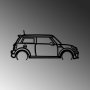 WALLXPERT Dekorativni metalni zidni dodatak Mini Cooper - slika 4