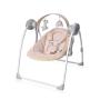 LORELLI BERTONI Kolica za bebe 3u1 Reya Braon + Ljuljaška za bebe Portofino, Roze - slika 3