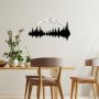 WALLXPERT Dekorativni metalni zidni dodatak Nature And Mountain 8 - slika 3