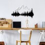 WALLXPERT Dekorativni metalni zidni dodatak Nature And Mountain 8 - slika 1