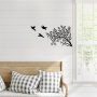 WALLXPERT Dekorativni metalni zidni dodatak Birds From The Branch 496 - slika 2