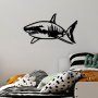 WALLXPERT Dekorativni metalni zidni dodatak Shark L - slika 2