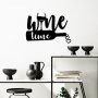 WALLXPERT Dekorativni metalni zidni dodatak Wine Time - slika 1