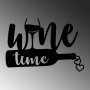 WALLXPERT Dekorativni metalni zidni dodatak Wine Time - slika 4