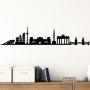 WALLXPERT Dekorativni metalni zidni dodatak Berlin Skyline - slika 1