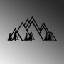 WALLXPERT Dekorativni metalni zidni dodatak Mountain v1 - slika 4