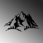 WALLXPERT Dekorativni metalni zidni dodatak Mountain 487 - slika 4