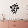 WALLXPERT Dekorativni metalni zidni dodatak Just Eat It - slika 2