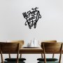 WALLXPERT Dekorativni metalni zidni dodatak Just Eat It - slika 3