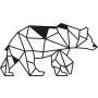WALLXPERT Dekorativni metalni zidni dodatak Bear2 - slika 2