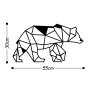WALLXPERT Dekorativni metalni zidni dodatak Bear2 - slika 3