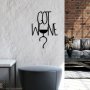 WALLXPERT Dekorativni metalni zidni dodatak Got Wine - slika 1