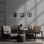 WALLXPERT Dekorativni metalni zidni dodatak Just Music 295 - slika 3
