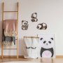 WALLXPERT Dekorativni metalni zidni dodatak Rusty Panda - slika 3
