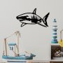 WALLXPERT Dekorativni metalni zidni dodatak Shark M - slika 2