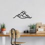WALLXPERT Dekorativni metalni zidni dodatak Mountain and Sun - slika 3