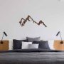 WALLXPERT Dekorativni metalni zidni dodatak Rusty Mountain - slika 3