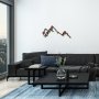 WALLXPERT Dekorativni metalni zidni dodatak Rusty Mountain - slika 4