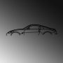 WALLXPERT Dekorativni metalni zidni dodatak Nissan 350Z Silhouette - slika 4