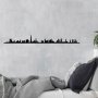 WALLXPERT Dekorativni metalni zidni dodatak Dubai Skyline - slika 2