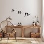 WALLXPERT Dekorativni metalni zidni dodatak Ducks 290 - slika 3