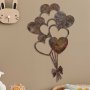 WALLXPERT Dekorativni metalni zidni dodatak Rusty Heart 1 - slika 1