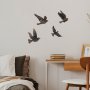 WALLXPERT Dekorativni metalni zidni dodatak Birds 1 - slika 3