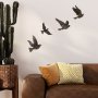 WALLXPERT Dekorativni metalni zidni dodatak Birds 1 - slika 4