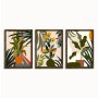 WALLXPERT Dekorativna uramljena MDF slika (3 komada) EMN010 - slika 3