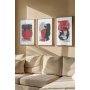 WALLXPERT Dekorativna uramljena MDF slika (3 komada) Ersydata4 70100 - slika 1