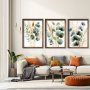 WALLXPERT Dekorativna uramljena MDF slika (3 komada) GE260 L - slika 1