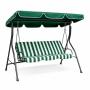 PROGARDEN Zelena metalna ljuljaška 170 × 110 × 153 cm - slika 1